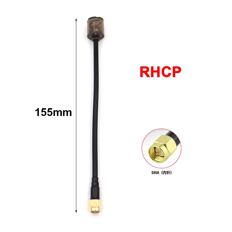 Lollipop 5 RHCP/LHCP 5.8G 2.8dBi MINI FPV Antenne SMA/RP-SMA/MMCX-Straight/MMCX-hoek/UFL voor RC Zender Ontvanger Drones DIY