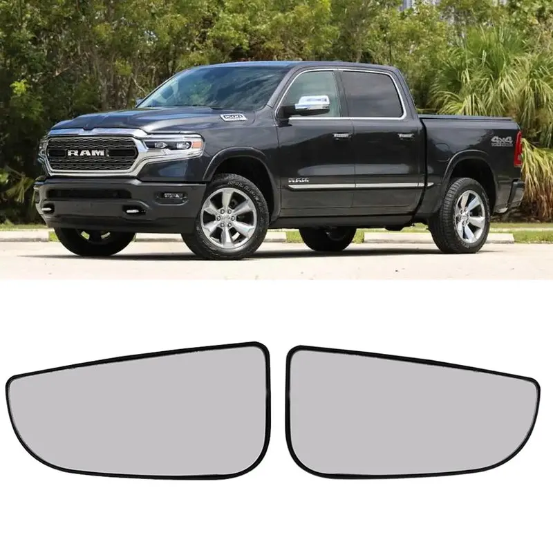 

2pc Heated Mirror Glass Rear view mirrors For RAM 1500 2500 3500 4500 5500 2009 - 2011 2012 2013 2014 2015 2016 2017 2018 2019