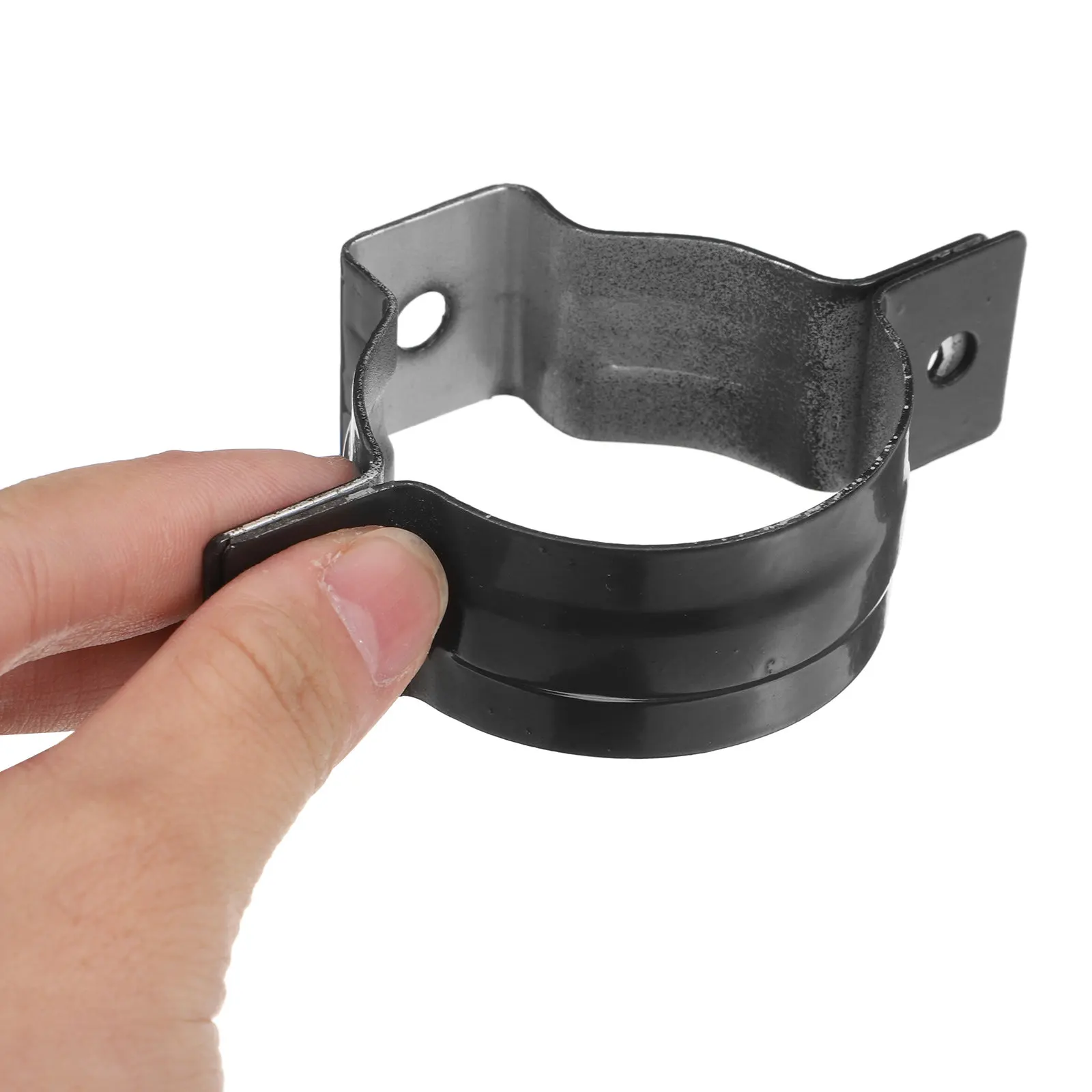 50mm Aluminum Alloy Rainwater Pipe Clamp Set Strong Drain Pipe Support Bracket for Secure Drainage