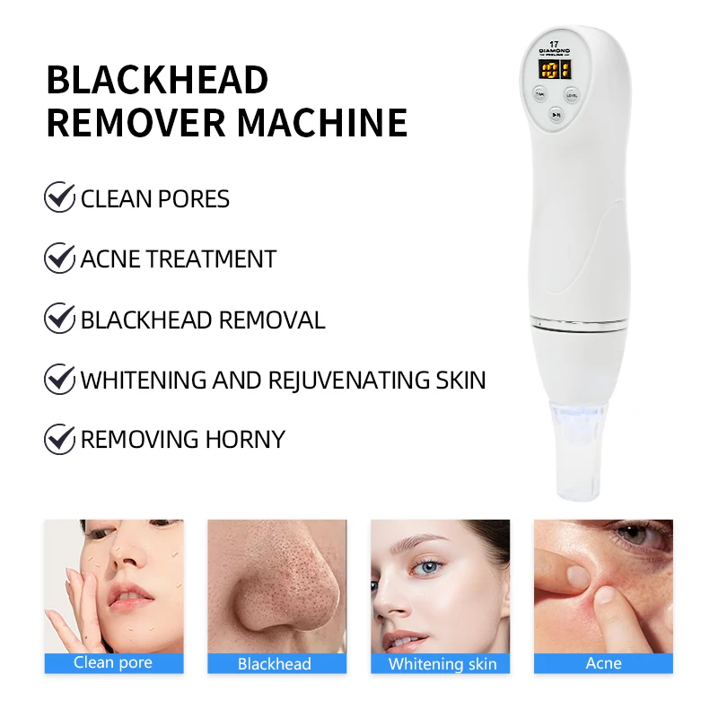 Blackhead Remover Machine  C​lean pores  Acne treatment Blackhead removal Whitening and rejuvenating skin Removing horny