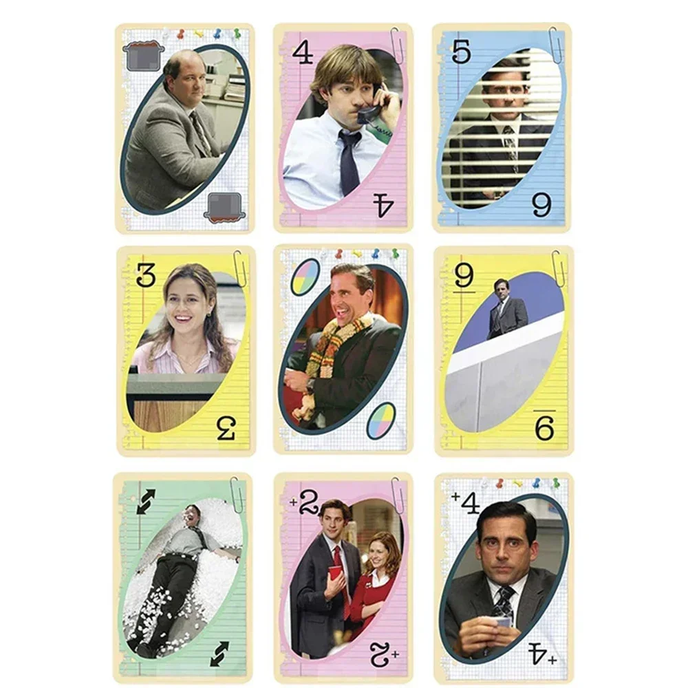 Board Game UNO THE Office Office Gathering Board Game Cards and UNO Mario Children Toys Playing Cards Halloween Birthday Gift