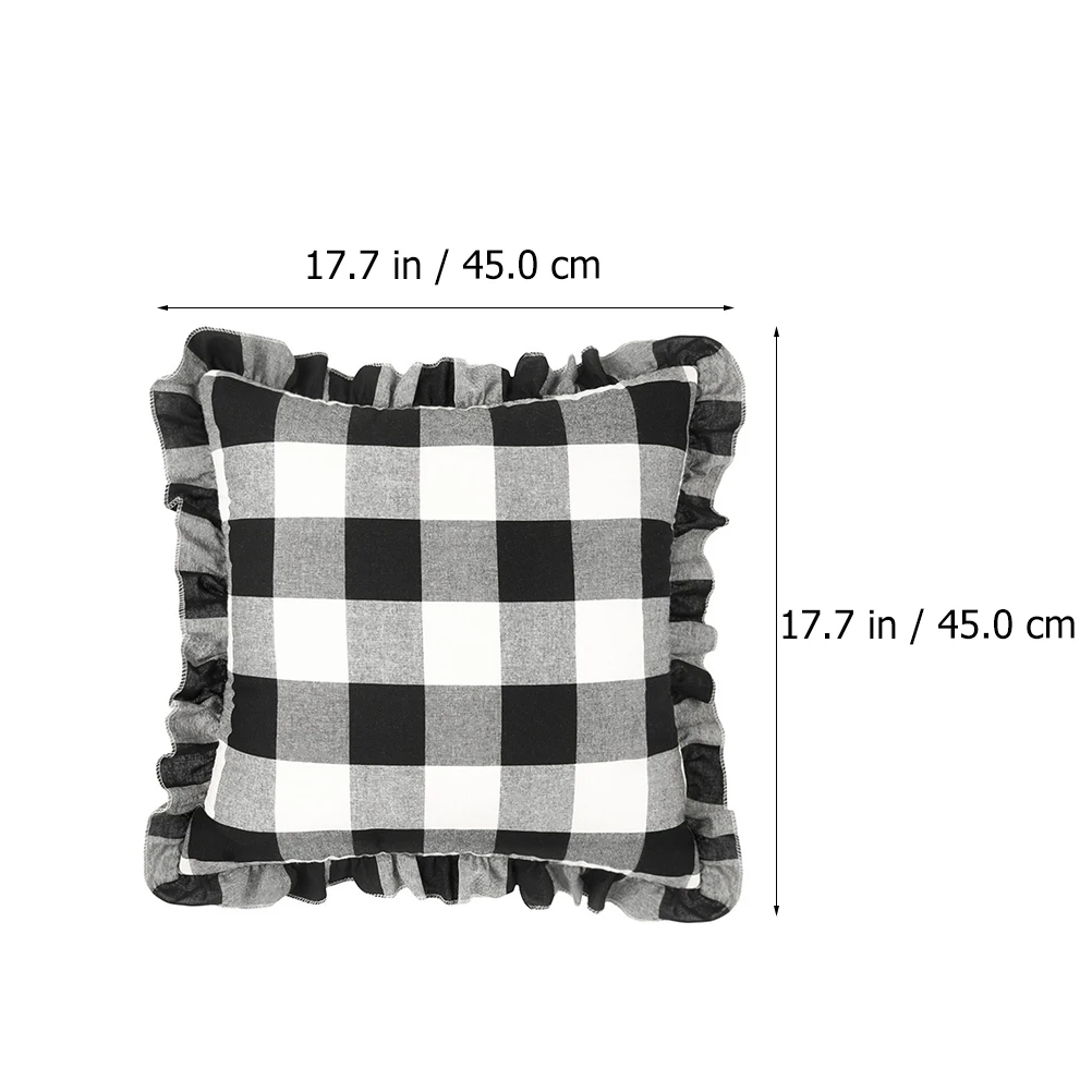 

For Home Chic Sofa Protector Checkered Cover Household Pillow Case Household Pillow Decorative Pillowcase Case