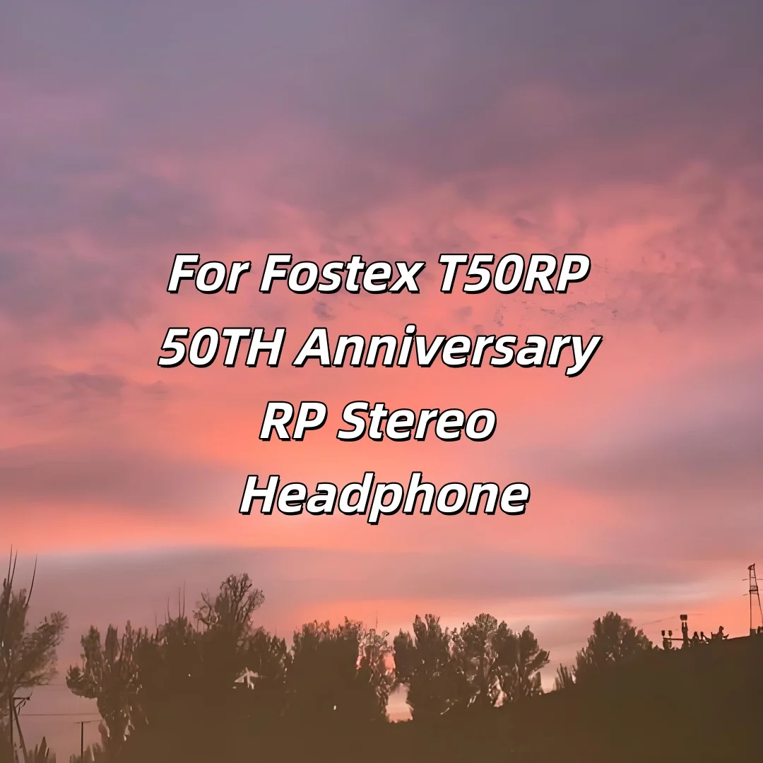 Graphene Shielding Pure Silver 99% Palladium Gold Sleeve Earphone Cable For Fostex T50RP 50TH Anniversary RP Stereo Headphone