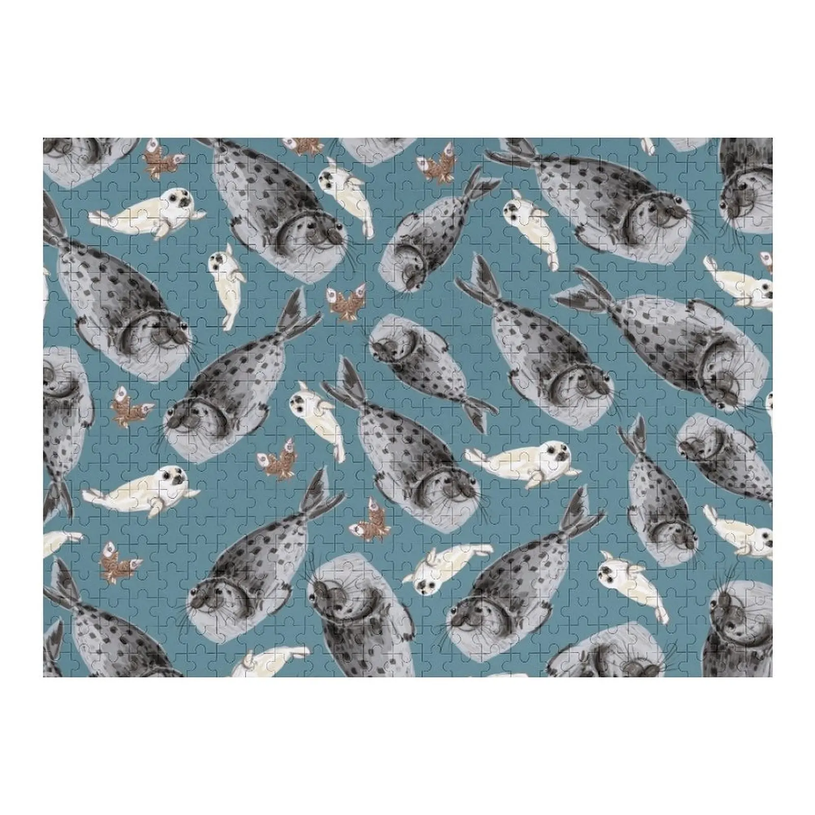 

Common seal Jigsaw Puzzle Personalized Customized Kids Gift Puzzle