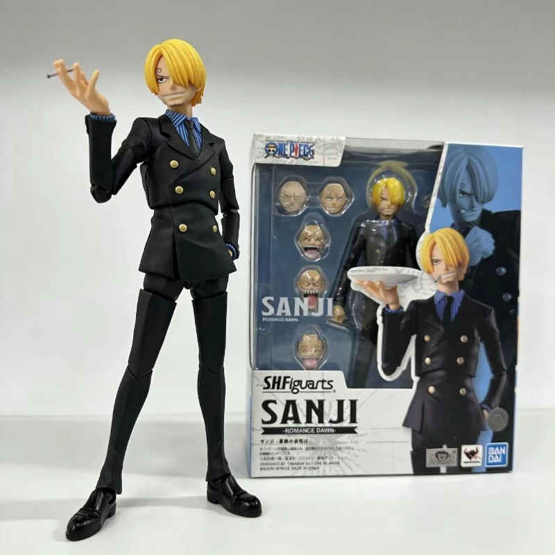

In Stock Bandai SHF One Piece Sanji Dawn of Adventure East Blue Authentic Articulated Figure, Collectible Gift for Boys