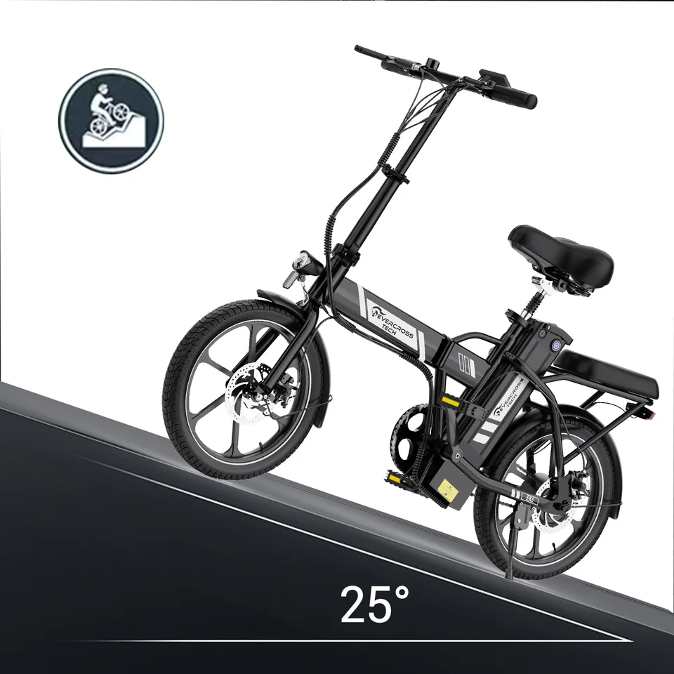 EVERCROSS TECH EK5 Electric Bike, 250W Adult E Bike, 20-45Km