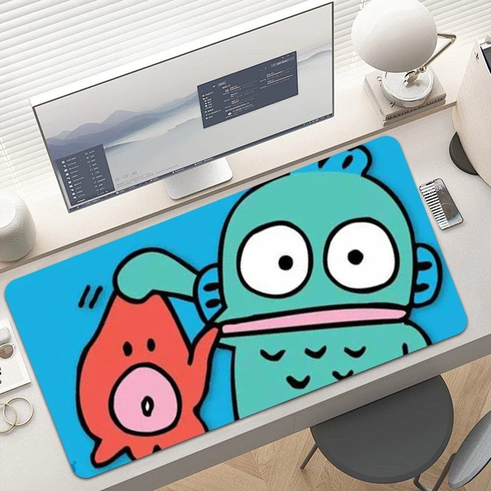 Sanrio HANGYODON MINISO Mouse Pad Large Gaming Compute Gamer PC Keyboard Mouses Mat