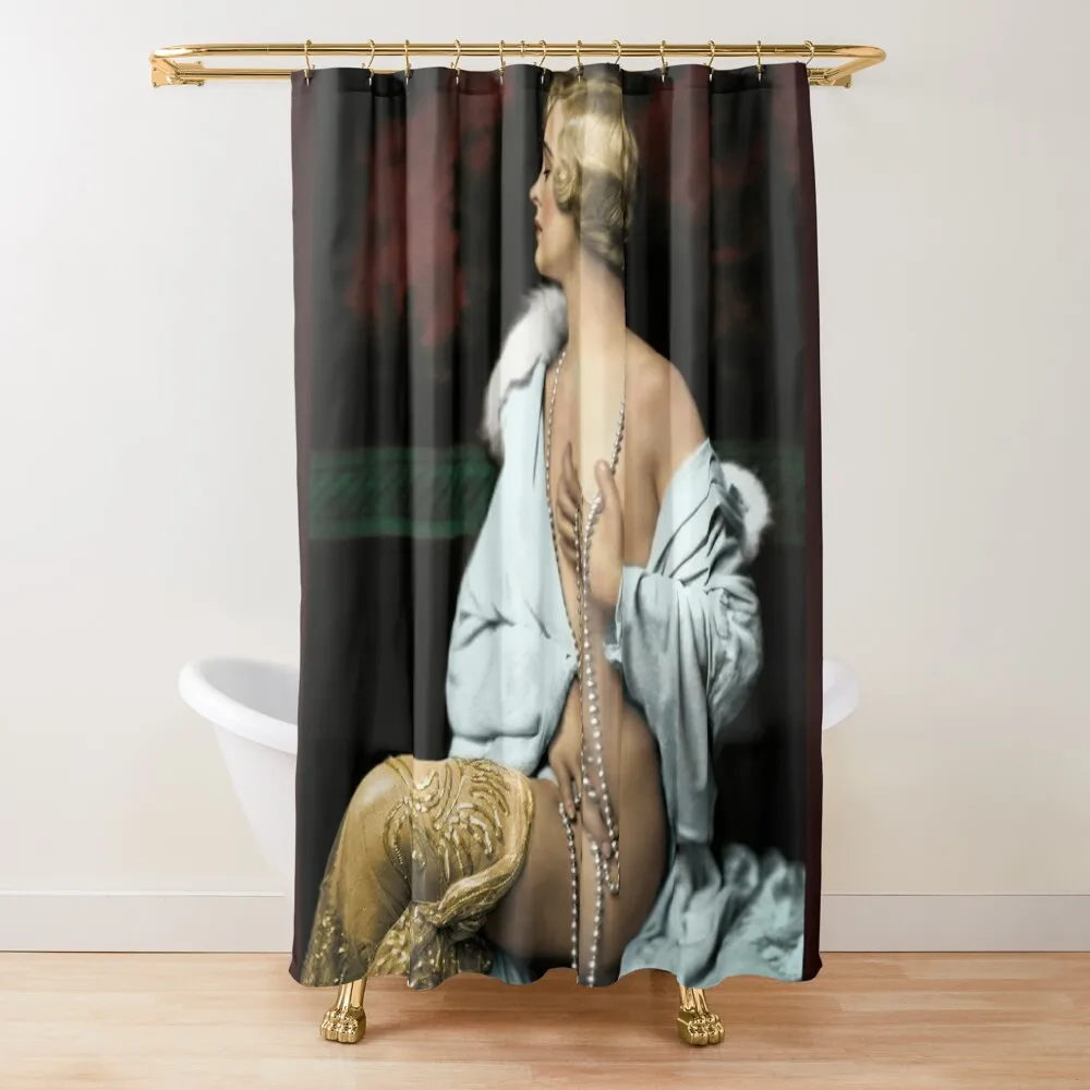 

Pearls Shower Curtain Shower Bathroom Bathroom For Shower Waterproof Bath And Anti-Mold Luxury Bathroom Curtain