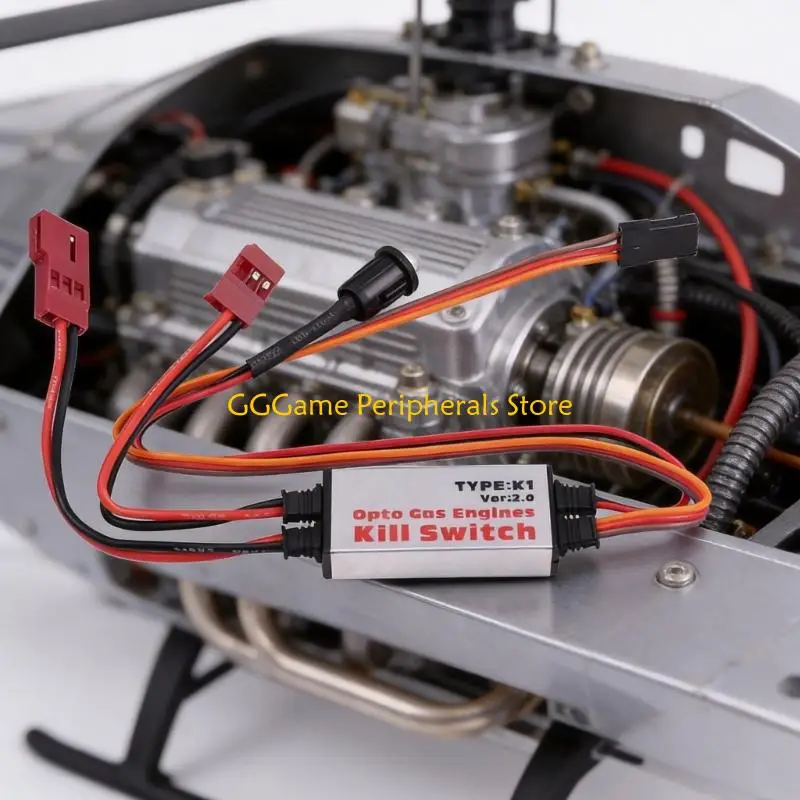 U55B Remote Gas Engine Control Switching Module with LED Light Wire Leads for Rcexl Gas Engine