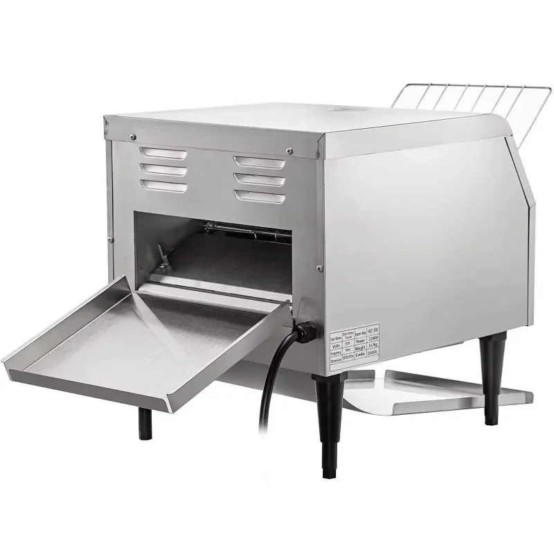 300D Automatic Bread, Toaster, Commercial Bread Conveyor, Stainless Steel