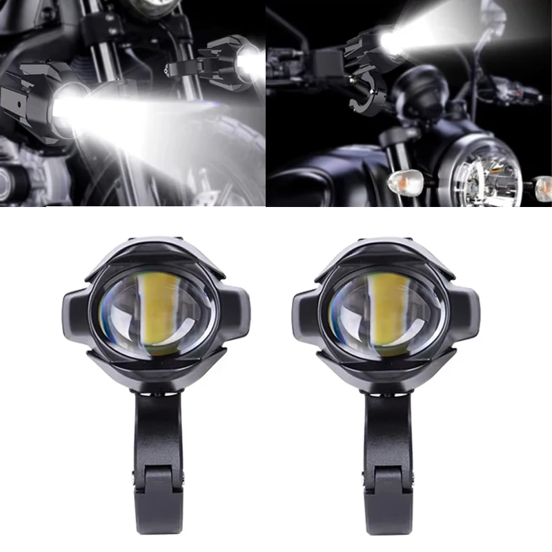 

Motorcycle light LED Spot Driving R1200GS Fog Lights Turn Signal DRL For F800GS K1600 Fits Fog Lamps Motorcycle Auxiliary Lights