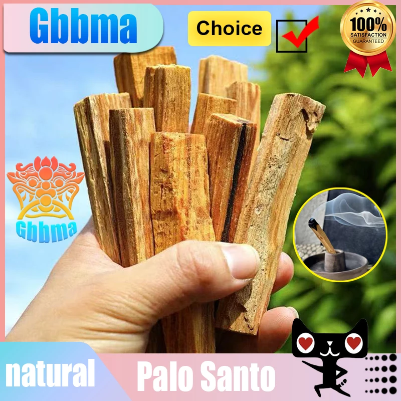 

Gbbma Original Palo Santo Natural Holy Wood Sticks Incense，High oil content The smell is sweet for Indoor aromatherapy yoga