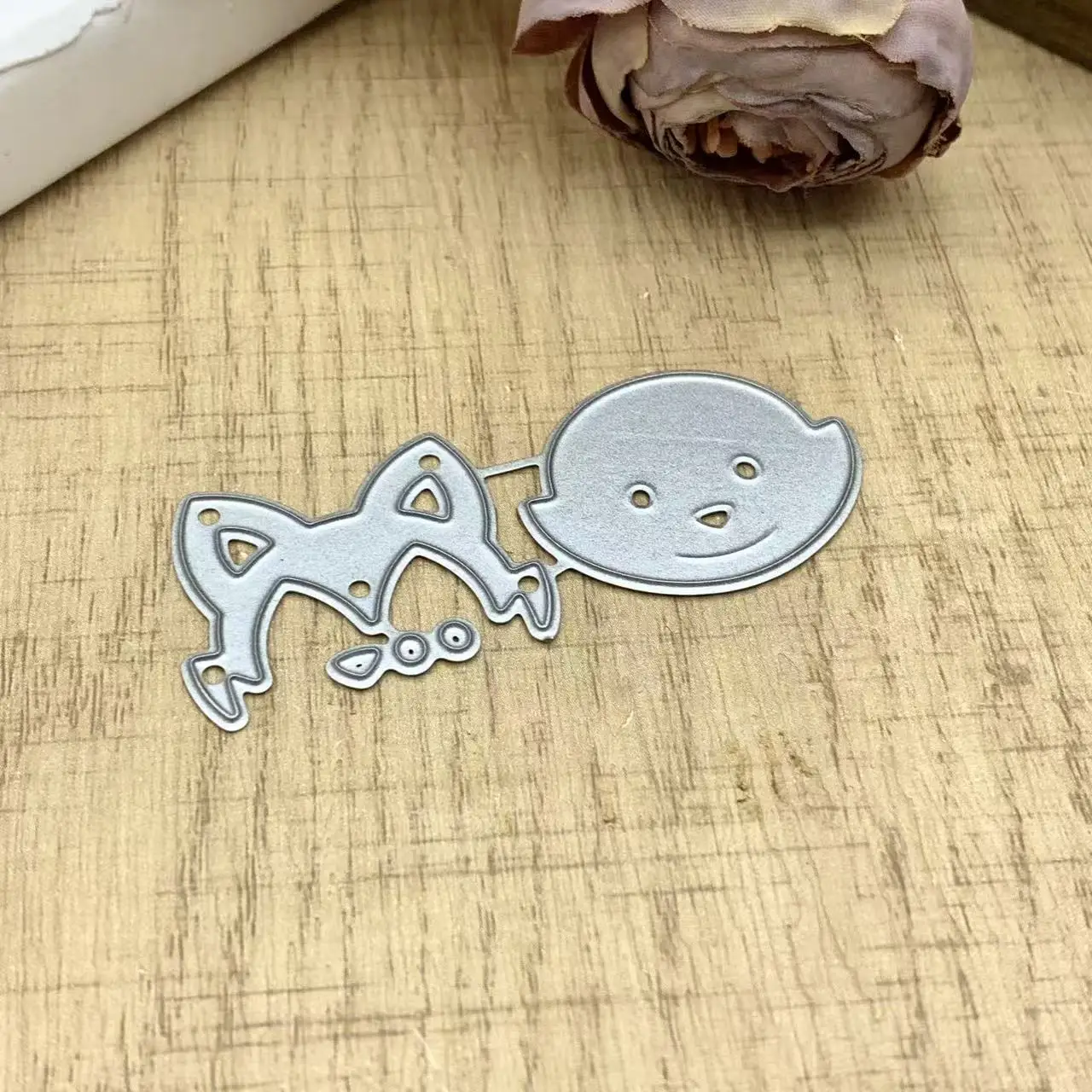 Cartoon Fox Split Shape Metal Cutting Dies DIY Scrapbook Card Making Etched Die Paper Craft Embossing Template