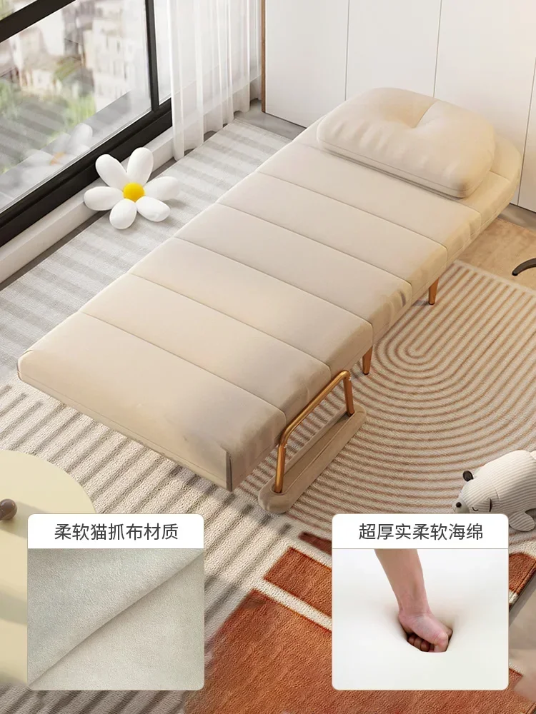 Folding Bed, Yunduo Sofa Bed, Foldable for Single Use, New Small Apartment Sofa Chair, Soft and Comfortable, Latex Cushion