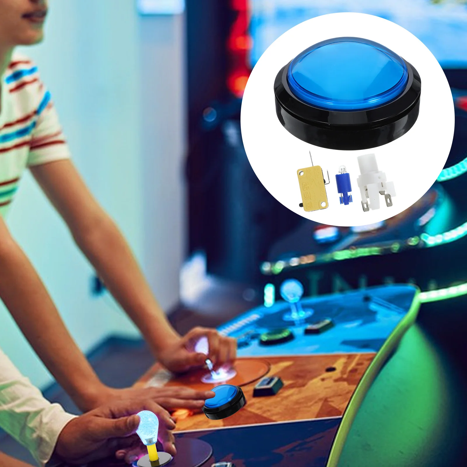 

Game Answer Big Electronic Responder Big Buttons Digital Buzzers Lamp Light Responder Without Blue