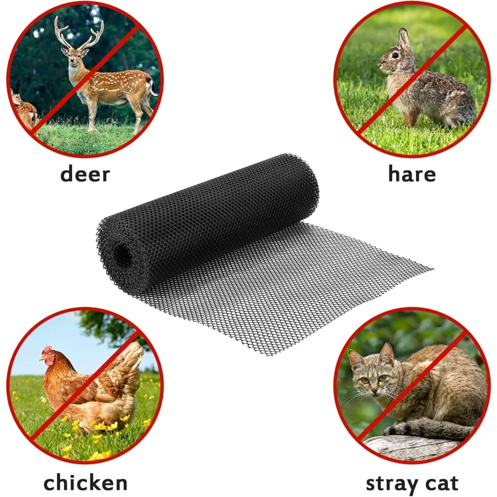 Garden Plastic Mesh Poultry Barrier Household Plastic Chicken Mesh Flower Protection Hexagonal Mesh