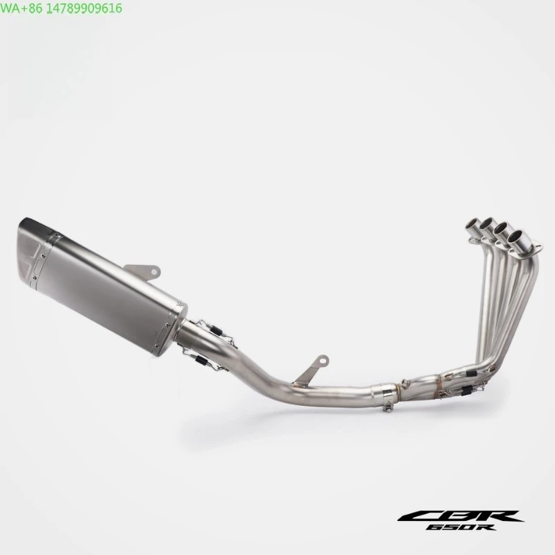 

Full-Size Custom Motorcycle ExhaustRS Original Suitable For CBR650R CB650R Modified Full-section Stainless Steel Exhaust P