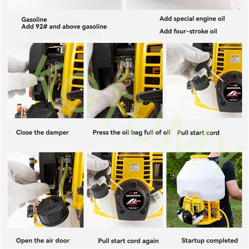 Nieuwe 4-takt Spray 20/25/30L Hogedruk Pesticide Spray Rugzak Agrarische Boomgaard Spray Agrarisch gereedschap
