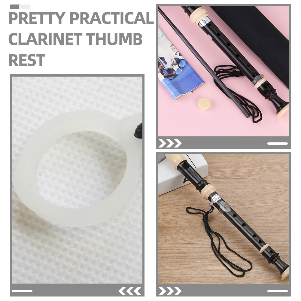 

Recorder Accessories Clarinet Thumb Rest Finger Protector Comfortable Long Term Use Easy Install Instruments Accessory Clarinet