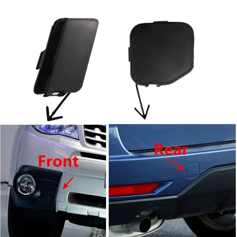 Unpainted Front Rear Bumper Tow Hook Cover Lid Tail Trailer Garnish Towing Cap For Subaru Forester 2009 2010 2011 2012