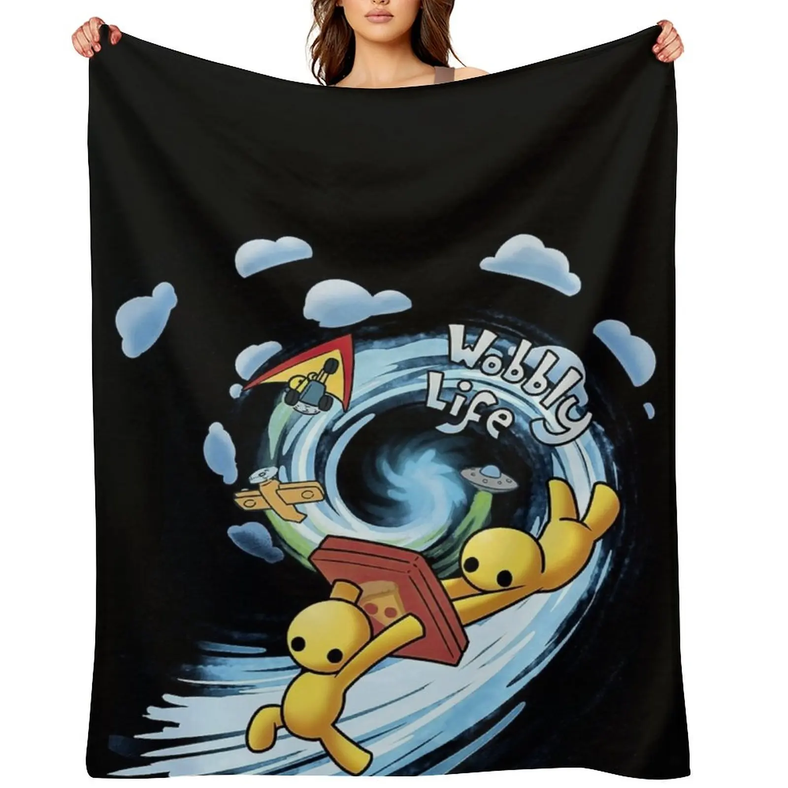 

Wobbly Life Throw Blanket manga Luxury St Quilt Vintage Blankets