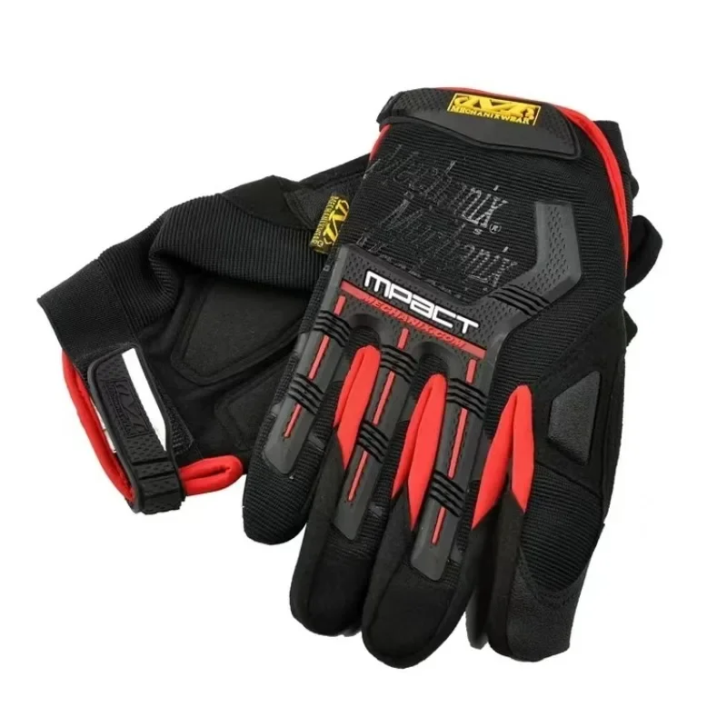 Medio dedo completo táctico súper mecánico dedo largo deportes al aire libre ciclismo Fitness pantalla táctil guantes antideslizantes