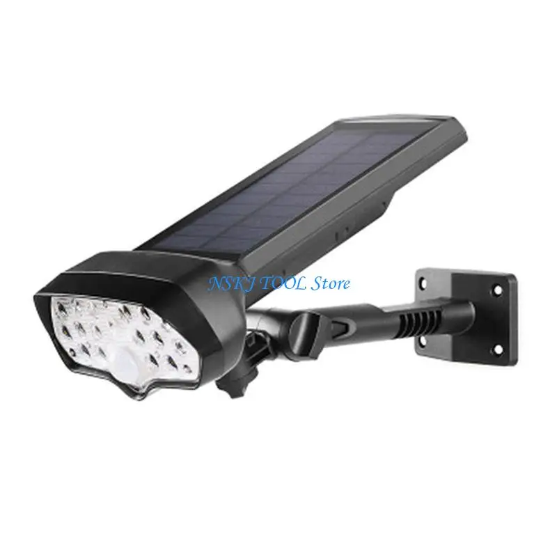 L8RC PIR Motion Solar LED Wall Light Waterproof Outdoor Lighting For