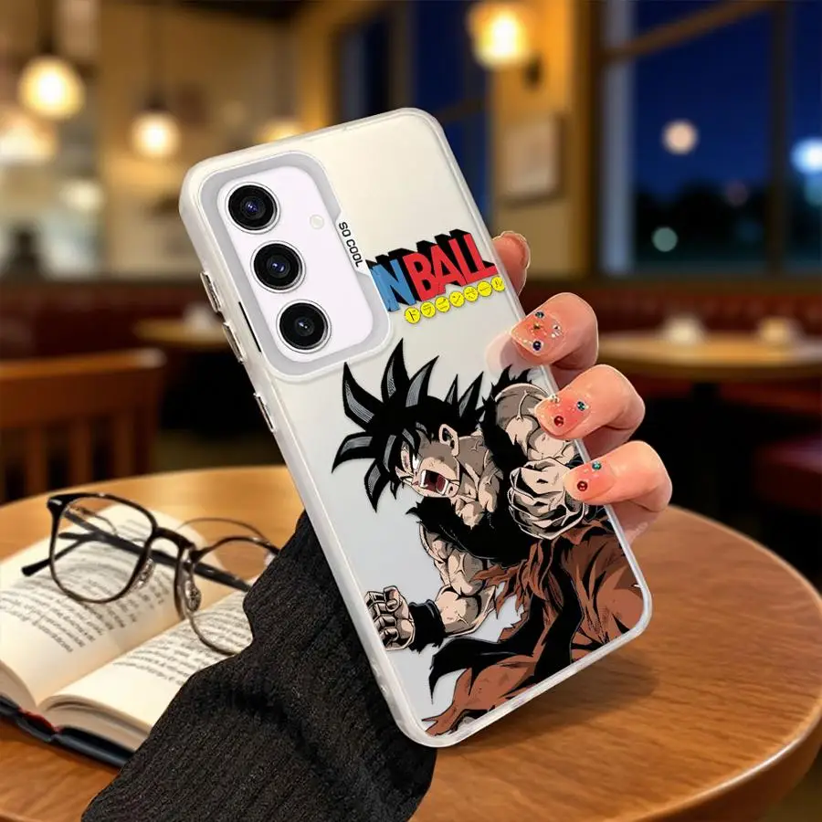 Casing Cangkang Lunak untuk Samsung Galaxy A54 A53 A55 A73 A51 A56 A26 A36 A71 A35 A52 A72 Dragon Ball Super Anime Son Goku