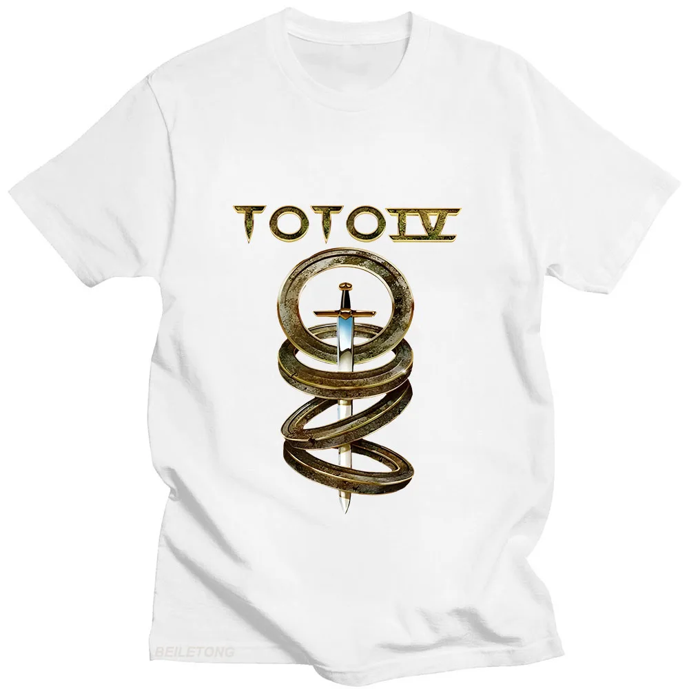 TOTO IV T-shirt Graphic Printing Hip Hop Grunge Tee-shirt Short Sleeve Cotton Comfortable Tshirt Ropa Hombre Gothic Punk Clothes