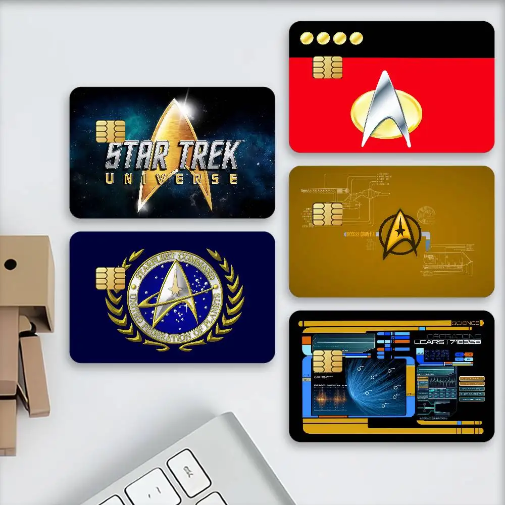 TV Star T-Trek Laser Card Stickers For ID Cards Transit With Daily Commute School Library Door Bank