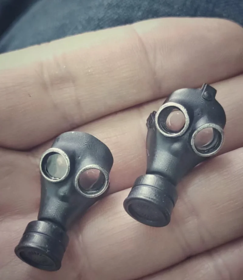 1/12 Scale Gas Mask Model for 6''male