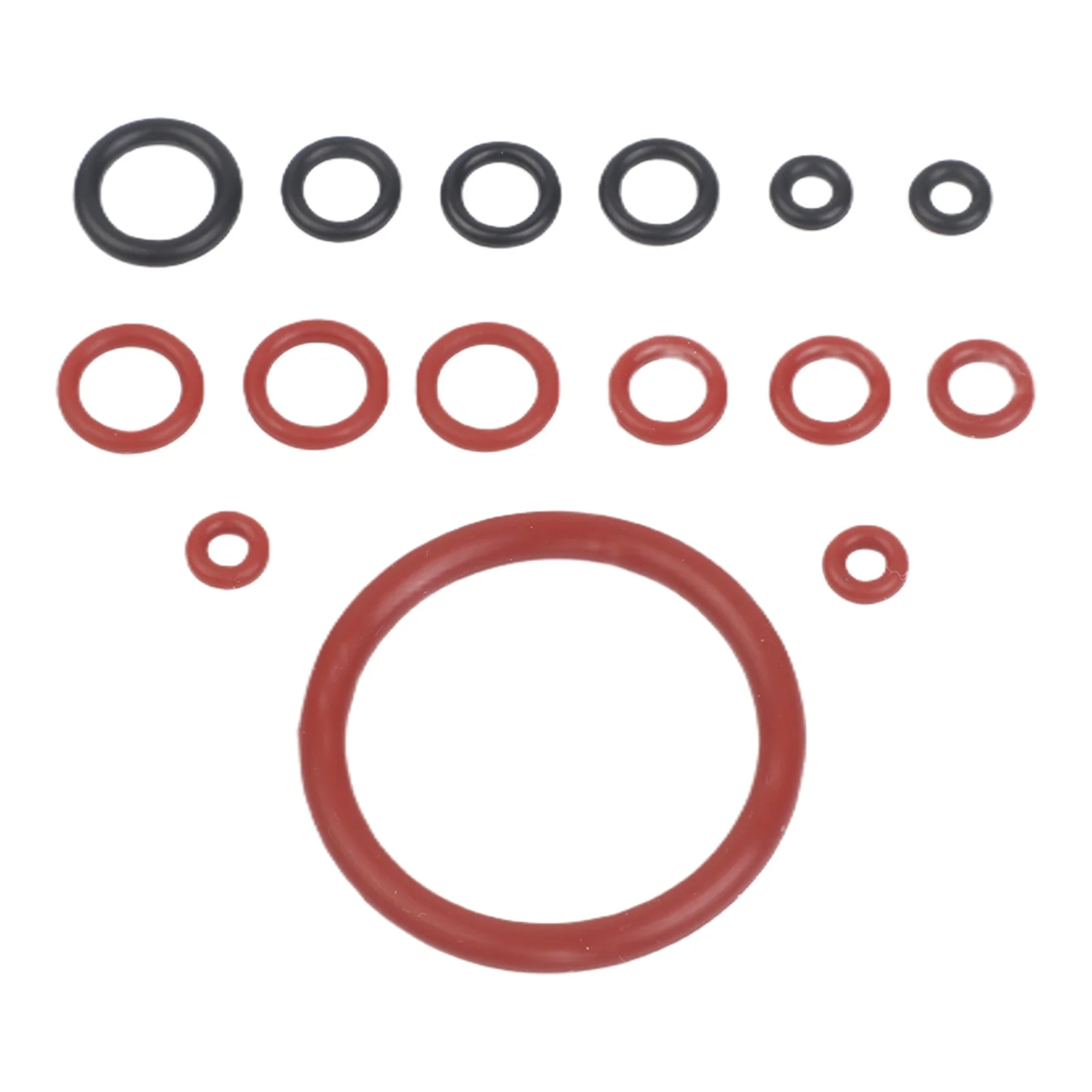 Coffee Brewing Black And Red Coffee Machine O-ring Automatic Coffee Machine 15-piece Set Mechanical Seal Application