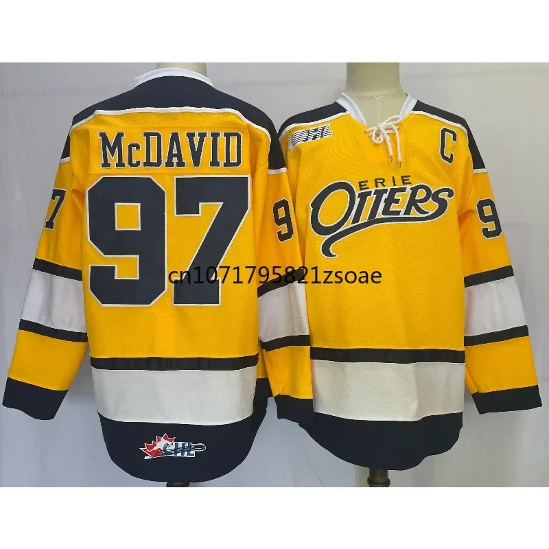 97 Connor McDavid Jersey Canada Edmonton Ice Hockey Jersey Sport Sweater All Stitched Letters Numbers More Color Us Size S-XXXL