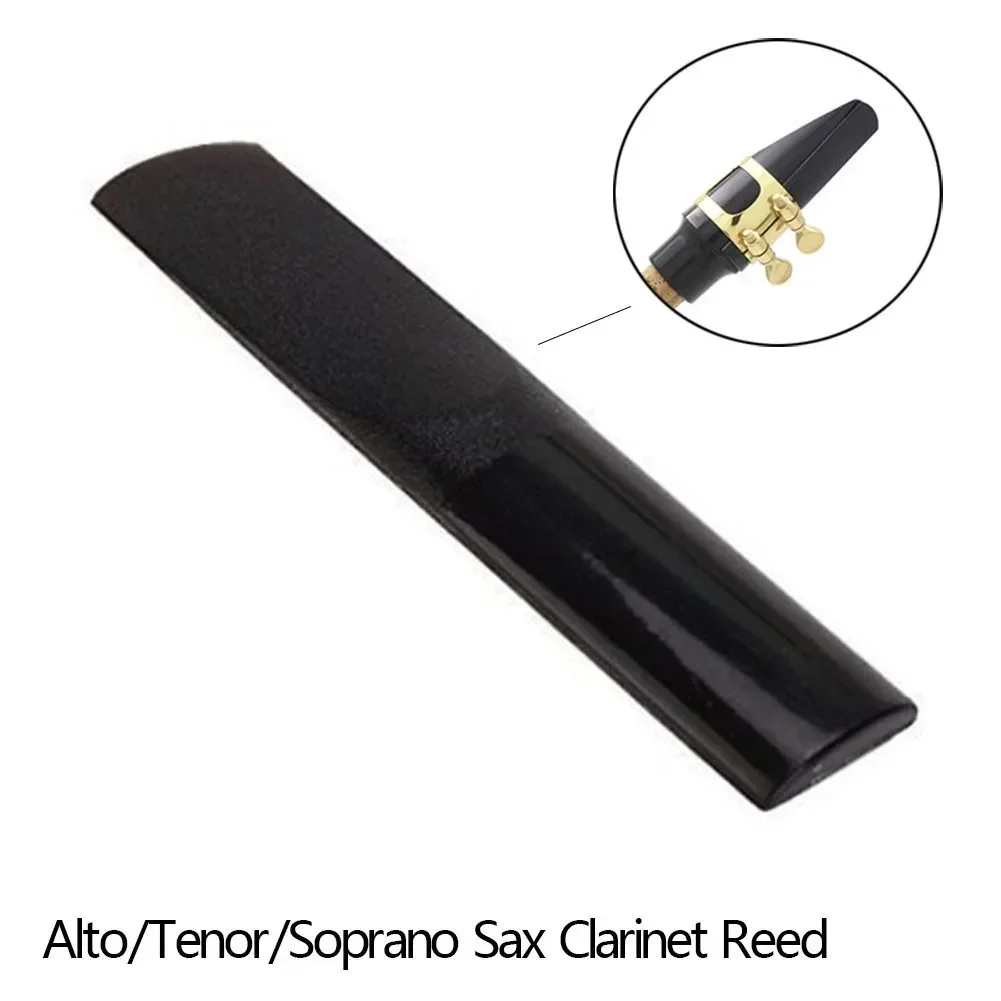 Strength 2.5 Synthetic Reeds For Saxophone Precision Polished Resin Alto Tenor Soprano Saxophone Clarinet Resin Sax Reeds