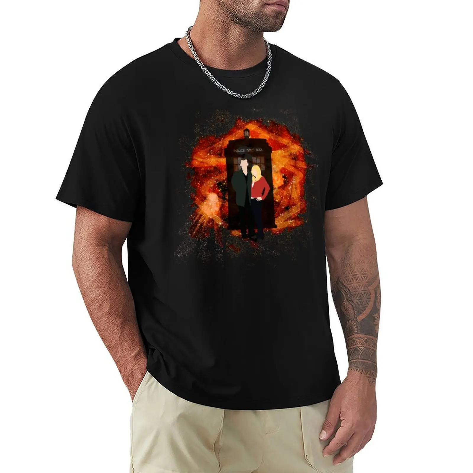 The Storm and The Wolf T-Shirt Basic Plain Short Sleeve Crew Neck Tee