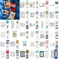 2025 Spring New Metal Cutting Dies Stencil Hot Foil For DIY Scrapbook Craft Decoration Embossing Template Greeting Card