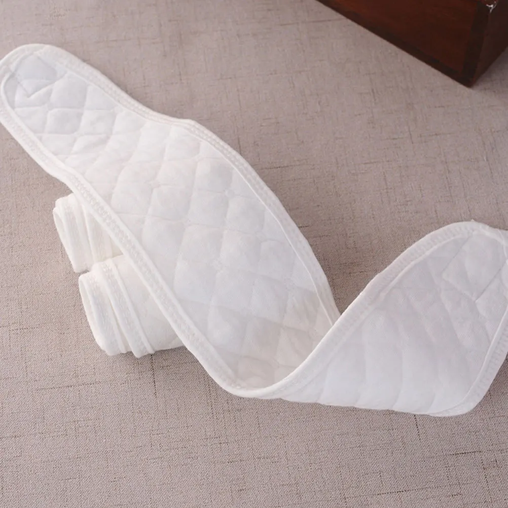 5 قطعة حزام بطن الوليد هيبوالرجينيك القطن مرن غطاء الحبل السري البقاء دافئ قابلة لإعادة الاستخدام الطفل البطن التفاف للحار