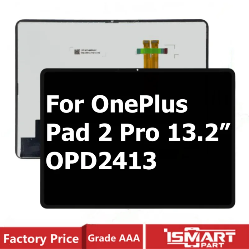 

13.2“ For OnePlus Pad 2 Pro OPD2413 LCD Display Touch Screen Digitizer Assembly Replacement Parts Tested