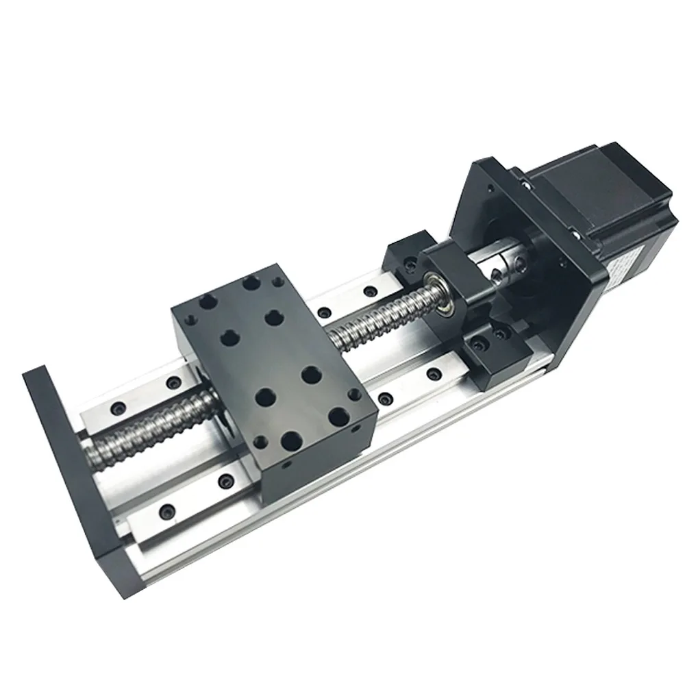 GX80 Dual Linear Guide Ball Screw Slide – Precision CNC Linear Motion Rail Actuator Module