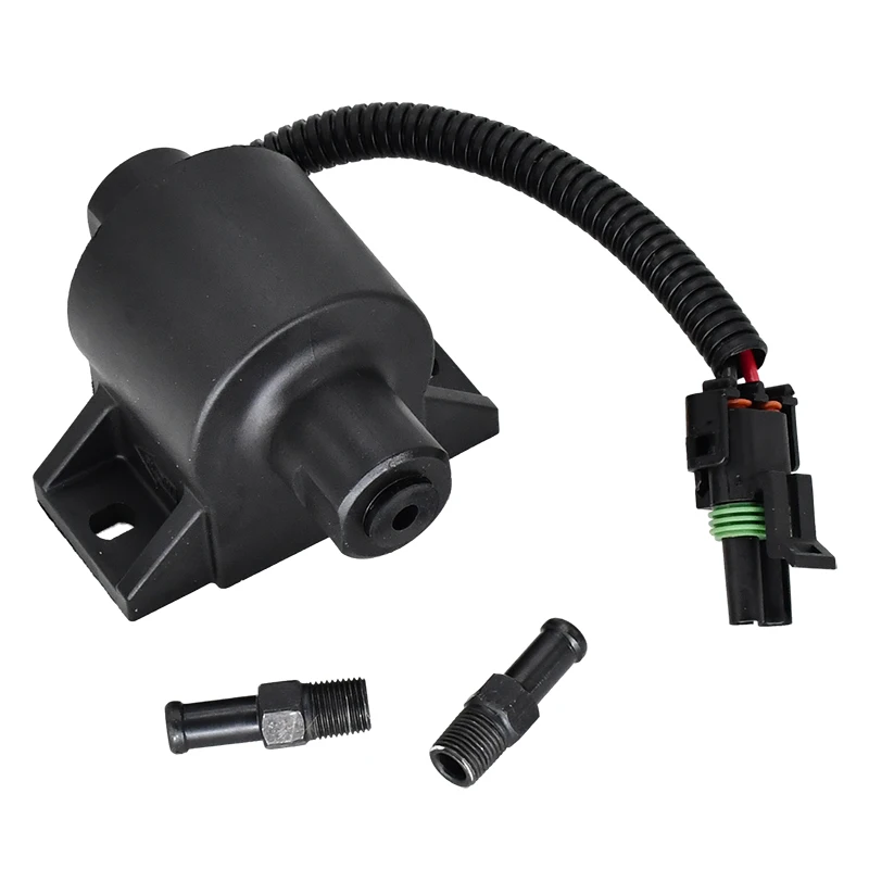 

FOR Thermo King Tripac APU Tri-Pac Evolution 42-1762 12V Fuel Pump 42-989 Compatible ,Red wire + (Anode), Black wire -(Cathode)