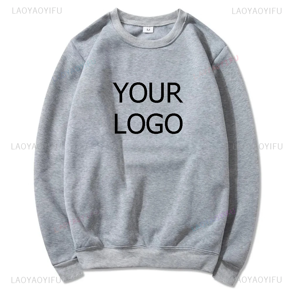 DIY Custom Design Sweatshirt Customized Logo Personalized Hoodie Student Casual Custom Printed Text DIY Hoodies Sweater