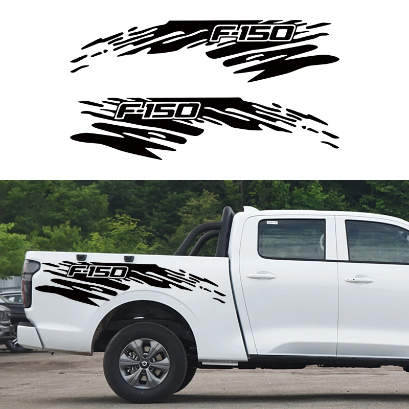 

Pickup Mudslinger Style Sticker Apply For Ford F150 Car Splash Truck Decor Off Road Auto Body Exterior Accessories Vinyl Decal