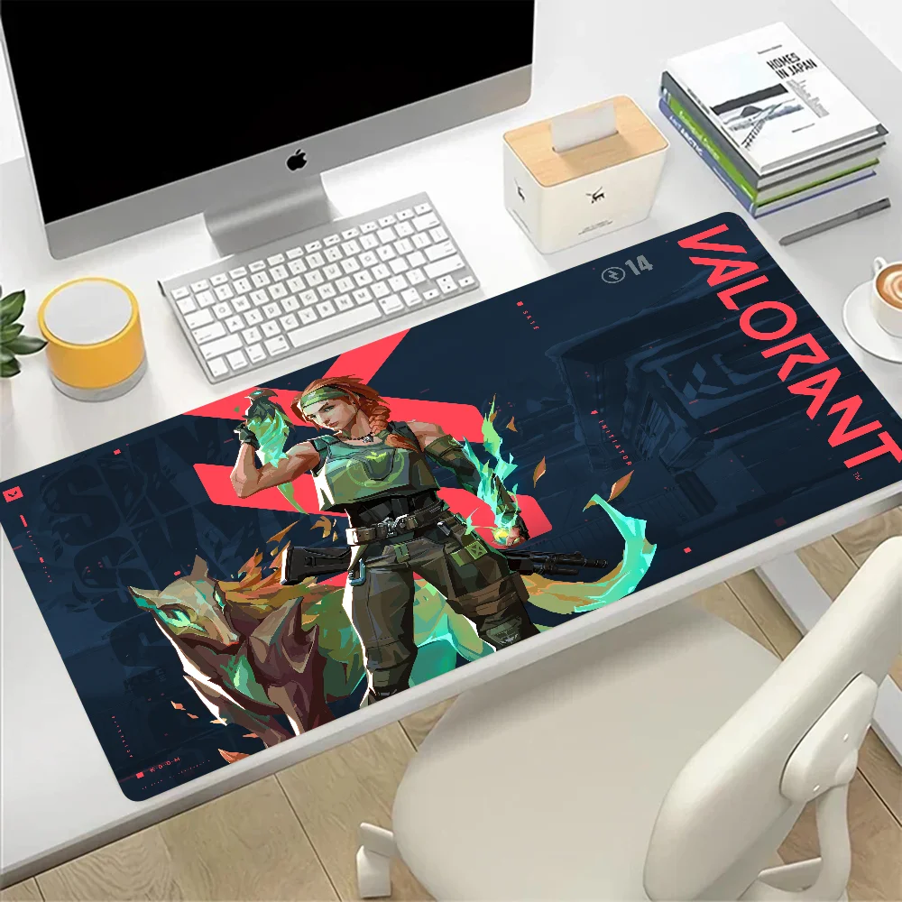 VALORANT Skye Large Mouse Pad Gaming Mousepad PC Gamer Computer Office Mouse Mat Silicone Keyboard Mat Desk Pad Laptop Mausepad