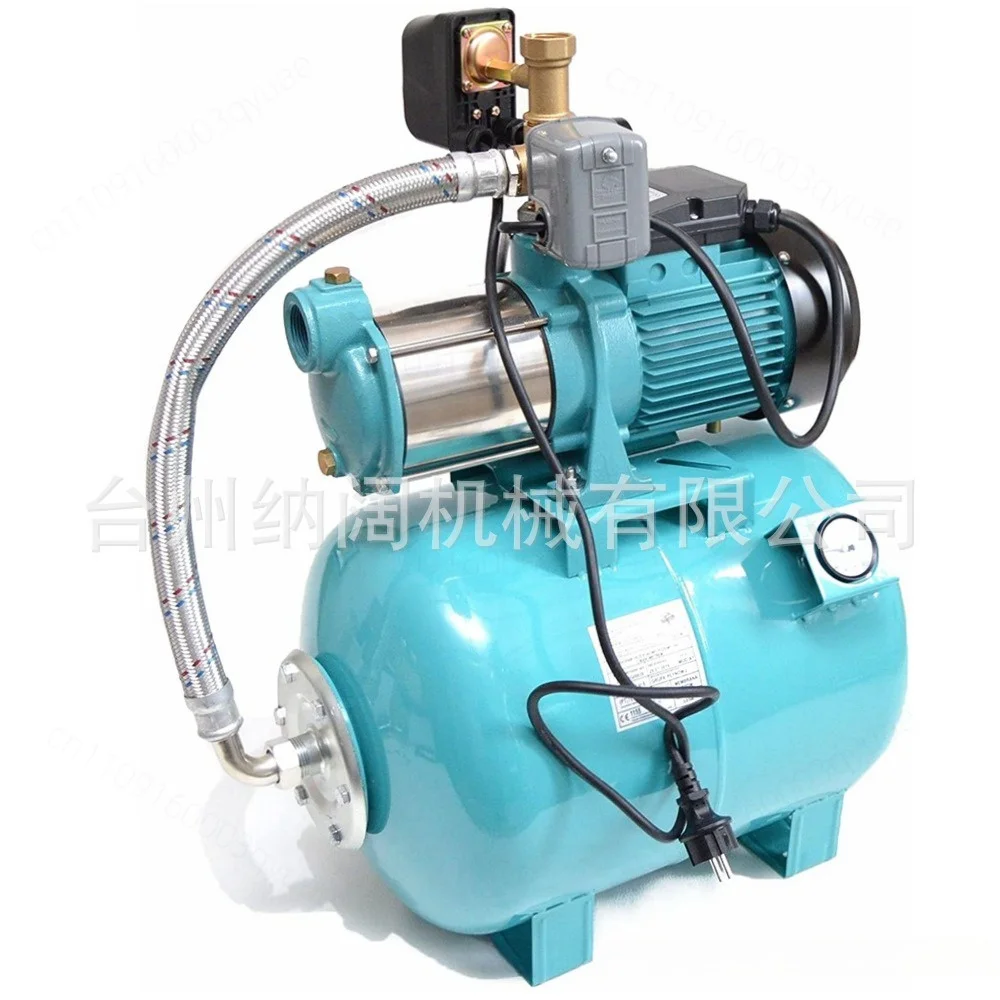 1300W Stainless Steel Automatic Water Booster Self-Priming Centrifugal Pump with 100L Pressure Tank for Water Supply
