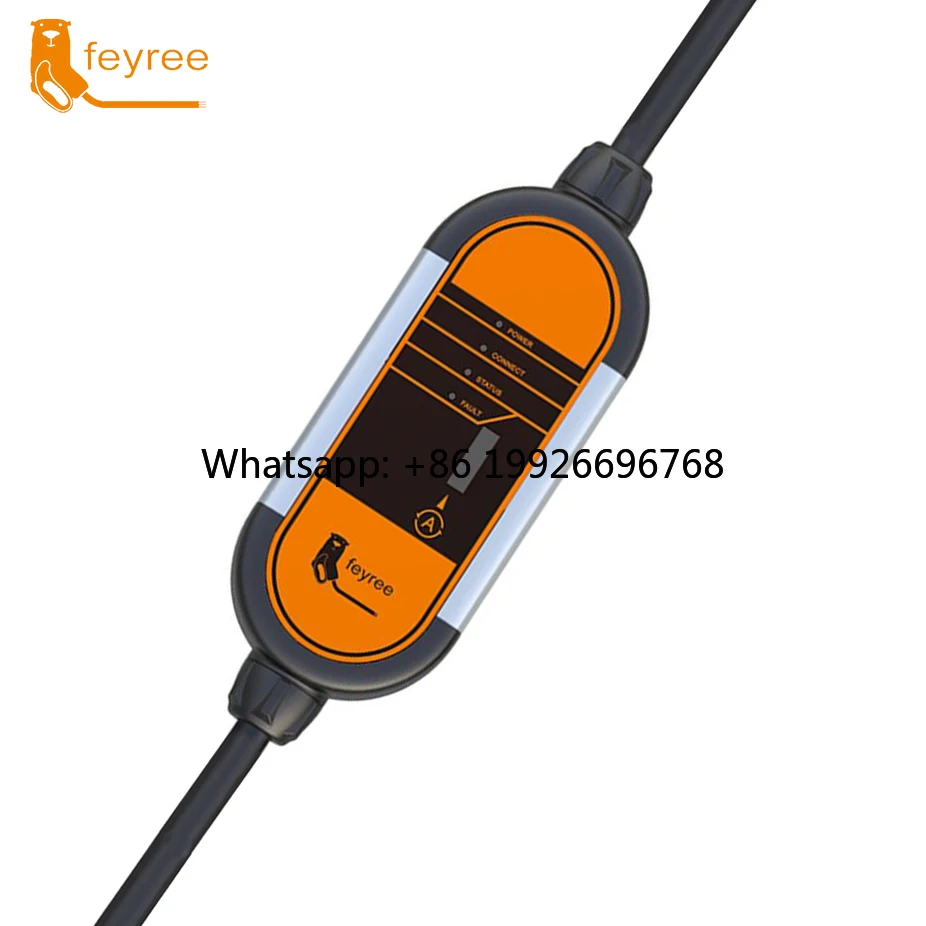 

Feyree 3.5kW Type 2 Plug AC Home Charging Electric Vehicle Charger Portable Car Charger with Type 1 USB Port Evse Home Ev