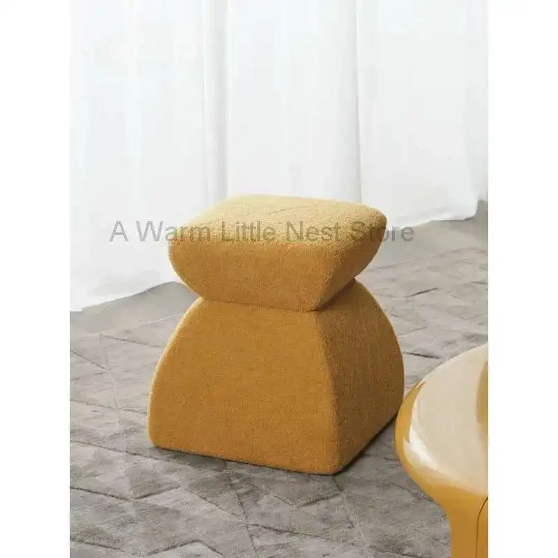 

Nordic lamb stool home cloakroom makeup light luxury living room sofa ins net celebrity change shoes