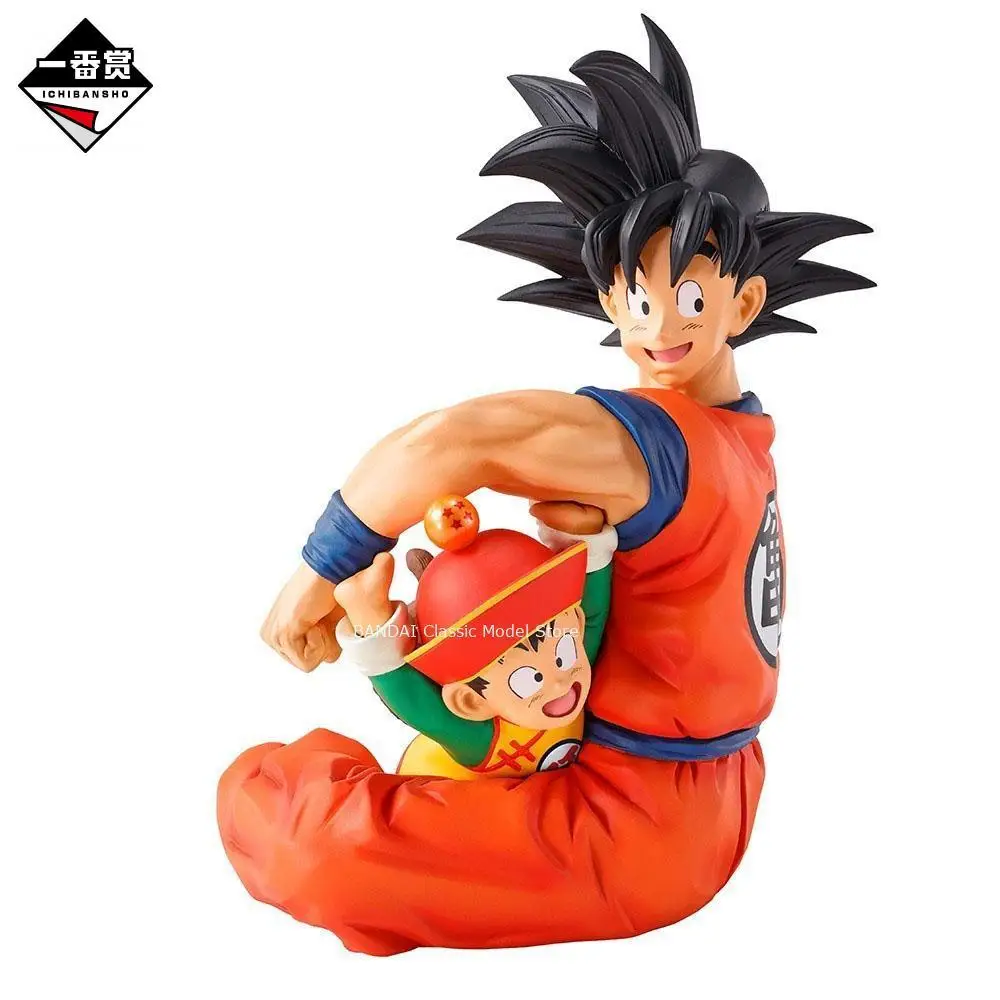 Genuine Original Bandai Ichiban Kuji Dragon Ball The Warrior Guarding The Earth Goku Krillin Yamcha Piccolo Anime Model