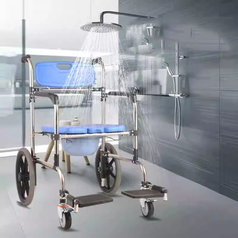 

Elderly Shower Bathroom Chair Minder Step Vanity Wheels Stool Folding Accessories Portable Tourist Cabeceros Home Furniture