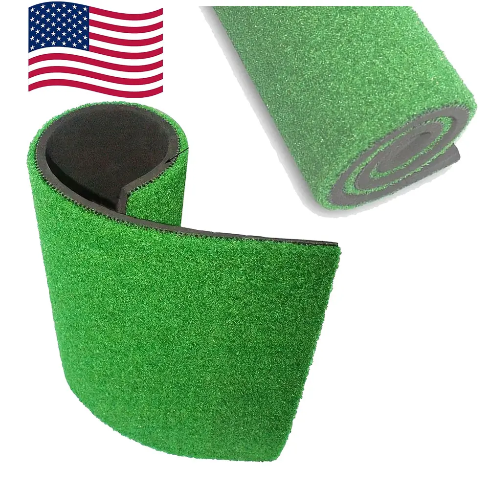 

Коврик для тренировок по гольфу в помещении с ти-пойнтами, портативный мини-мат для отработки ударов, искусственный газон для улучшения навыков дома