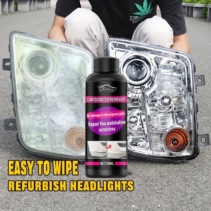 ครีมฟื้นฟูไฟหน้า 100g, น้ํายาล้างออกซิเดชัน, น้ํายากําจัดสีเหลือง, ขัดและรายละเอียดเพื่อการมองเห็นที่เพิ่มขึ้น, ยาว